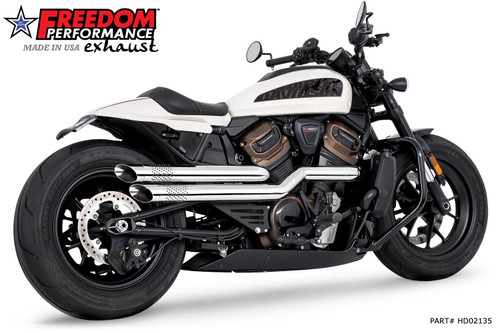 Freedom Performance HARLEY SPORTSTER S AMENDMENT SIDE SLASH HIGH '21 to Present Bundle - HD02135 - CHROME / CHROME