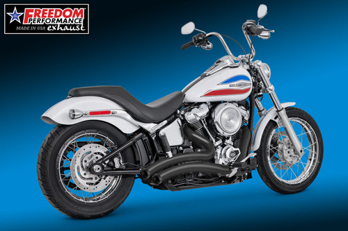 Freedom Performance HARLEY SOFTAIL SHARP CURVE RADIUS 2018 to PRESENT NARROW M8 BUNDLE - HD02520 - BLACK / STRAIGHT / GLOSSY BLACK