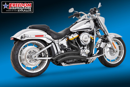 Freedom Performance HARLEY SOFTAIL SHARP CURVE RADIUS 2018 to PRESENT WIDE M8 BUNDLE - HD02680 - BLACK / SLASH / PITCH BLACK