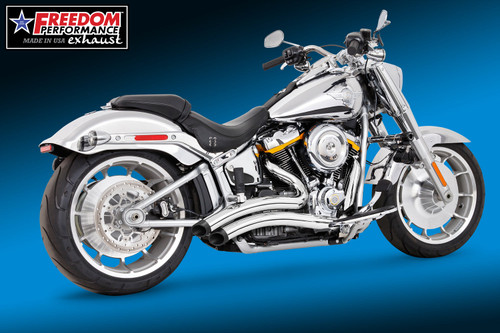 Freedom Performance HARLEY SOFTAIL SHARP CURVE RADIUS 2018 to PRESENT WIDE M8 BUNDLE - HD02687 - CHROME / SLASH / PITCH BLACK