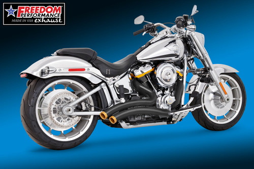 Freedom Performance HARLEY SOFTAIL SHARP CURVE RADIUS 2018 to PRESENT WIDE M8 BUNDLE - HD02693 - BLACK / STRAIGHT / SOLID GOLD