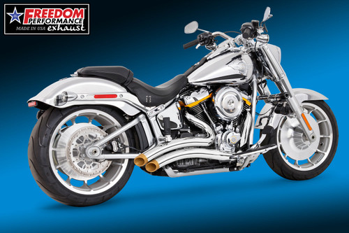 Freedom Performance HARLEY SOFTAIL SHARP CURVE RADIUS 2018 to PRESENT WIDE M8 BUNDLE - HD02705 - CHROME / SLASH / SOLID GOLD