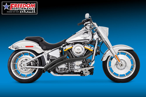 Freedom Performance HARLEY M8 WIDE SOFTAIL RADICAL RADIUS 2018-PRESENT BUNDLE - HD02881 - BLACK / STRAIGHT / GLOSSY BLACK