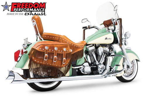 Freedom Performance INDIAN KING MOUNTAIN TRUE-DUALS 2009-2012 (SPECIAL ORDER) - IN00011 - CHROME / SHARKTAIL / CHROME