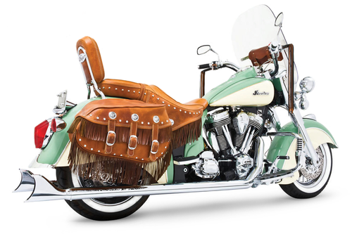 Freedom Performance INDIAN KING MOUNTAIN TRUE-DUALS 2009-2012 (SPECIAL ORDER) - IN00018 - CHROME / STRAIGHT / SCULPTED BLACK