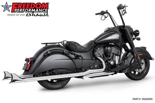 Freedom Performance INDIAN VINTAGE / CLASSIC TRUE-DUAL TUCK-N-UNDER FULL SYSTEM 2014-2020 - IN00099 - CHROME / LONG