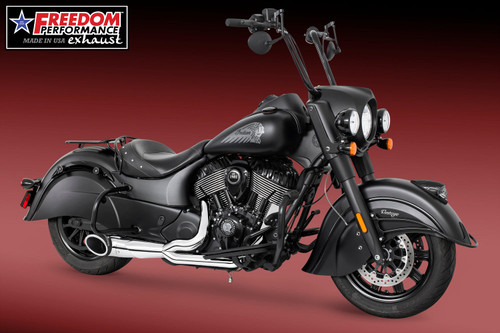 Freedom Performance INDIAN VINTAGE/CLASSIC *NO HARD BAGS* 2-INTO-1 TURNOUT/SIDEDUMP 2014-2020 BUNDLE - IN00172 - CHROME / SLASH / SCULPTED BLACK