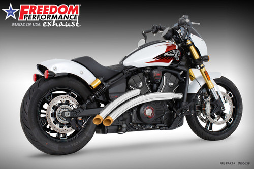 Freedom Performance INDIAN 2025-PRESENT SCOUT 101-CLASSIC-SUPER-SPORT-BOBBER RADICAL RADIUS BUNDLE - IN00638 - CHROME / SLASH / SOLID GOLD
