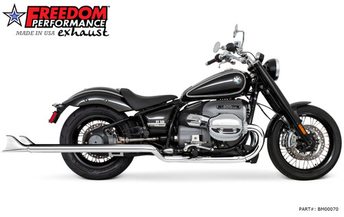 Freedom Performance BMW R 18 2.5" SHARKTAIL SLIP-ONS 2020-PRESENT - BM00070 - CHROME / 42's