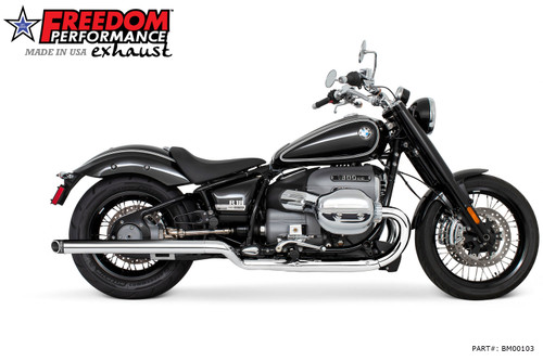 Freedom Performance BMW R 18 2.5" FREEDOM SLIP-ONS ONLY 2020-PRESENT - BM00123 - CHROME 39" / SLASH / SCULPTED BLACK