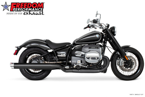 Freedom Performance BMW R 18 4" FREEDOM SLIP-ONS ONLY! 2020-PRESENT BUNDLE - BM00168 - STANDARD BLACK / LIBERTY / SCULPTED BLACK