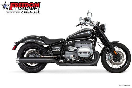 Freedom Performance BMW R 18 4" FREEDOM SLIP-ONS ONLY! 2020-PRESENT BUNDLE - BM00177 - STANDARD BLACK / EAGLE / CHROME