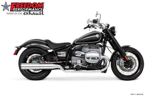 Freedom Performance BMW R 18 2-STEP 4.5" FREEDOM SLIP-ONS ONLY! 2020-PRESENT BUNDLE - BM00185 - CHROME / STRAIGHT / SCULPTED BLACK