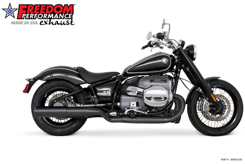 Freedom Performance BMW R 18 2-STEP 4.5" FREEDOM SLIP-ONS ONLY! 2020-PRESENT BUNDLE - BM00190 - BLACK / STRAIGHT / SCULPTED BLACK
