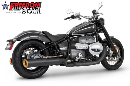 Freedom Performance BMW R 18 2-STEP 4.5" FREEDOM SLIP-ONS ONLY! 2020-PRESENT BUNDLE - BM00193 - BLACK / STRAIGHT / SOLID GOLD