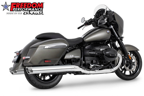 Freedom Performance BMW R 18 BAGGER B/TRANSCONTINENTAL/ROCTANE 4" EXTENDED SLIP-ONS ONLY! 2022-PRESENT BUNDLE - BM00298 - CHROME / RACING / CHROME