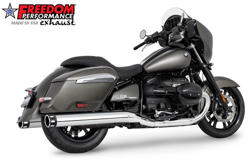 Freedom Performance BMW R 18 BAGGER B/TRANSCONTINENTAL/ROCTANE 4" EXTENDED SLIP-ONS ONLY! 2022-PRESENT BUNDLE - BM00319 - CHROME / EAGLE / SCULPTED BLACK
