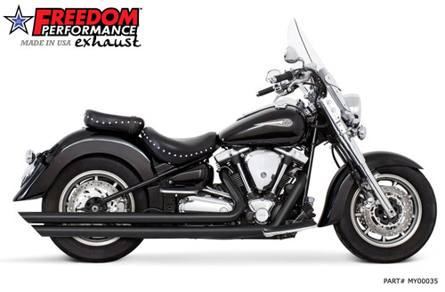 Freedom Performance YAMAHA ROADSTAR/1600/SILVERADO PATRIOT LONG 1999 TO 2014 - MY00041 - BLACK