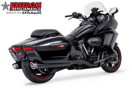 Freedom Performance YAMAHA ELUDER SLIP-ONS 2017-PRESENT - MY00184 - BLACK / RACING / SCULPTED BLACK