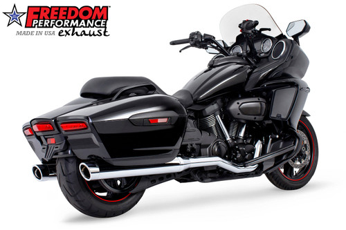 Freedom Performance YAMAHA ELUDER SLIP-ONS 2017-PRESENT - MY00187 - CHROME / LIBERTY / CHROME