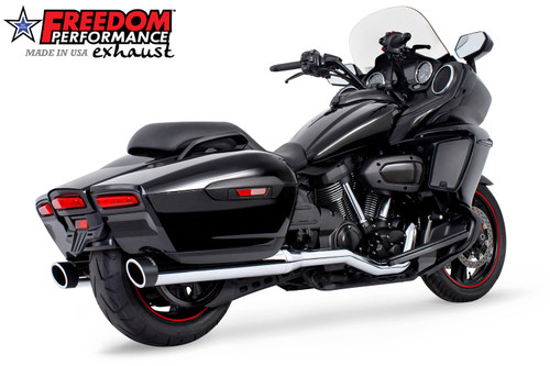 Freedom Performance YAMAHA ELUDER SLIP-ONS 2017-PRESENT - MY00188 - CHROME / LIBERTY / SCULPTED BLACK