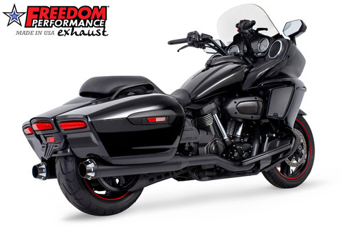 Freedom Performance YAMAHA ELUDER SLIP-ONS 2017-PRESENT - MY00207 - BLACK / AMERICAN OUTLAW / SCULPTED BLACK