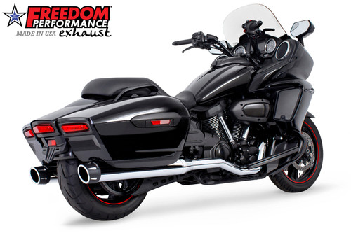 Freedom Performance YAMAHA ELUDER SLIP-ONS 2017-PRESENT - MY00211 - CHROME / COMBAT / SCULPTED BLACK