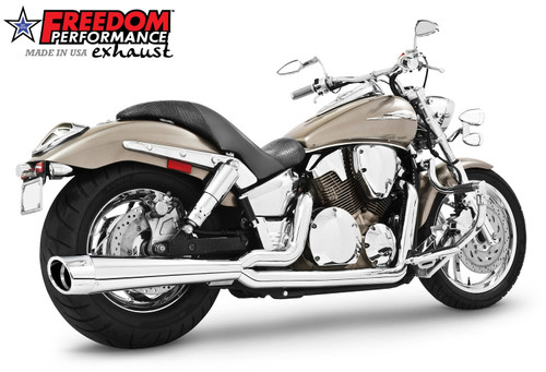 Freedom Performance HONDA VTX1300 COMBAT FLUTED 2-INTO-1 2003 TO 2009