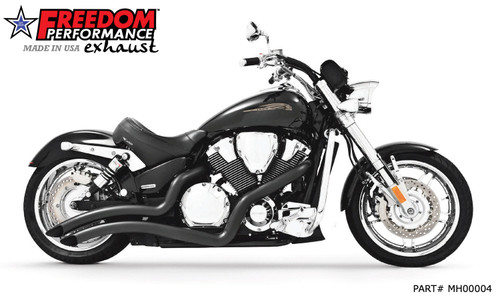 Freedom Performance HONDA VTX1800 SCALLOP CUT SHARP CURVE RADIUS 2003 TO 2009 - MH00004 - BLACK