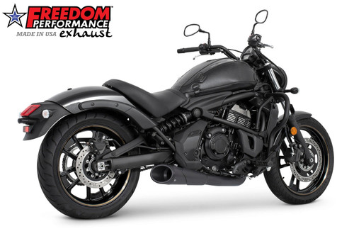 Freedom Performance KAWASAKI VULCAN S 2-INTO-1 SHORTY 2015-PRESENT BUNDLE - MK00123 - BLACK / SLASH / PITCH BLACK