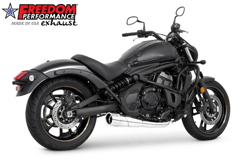 Freedom Performance KAWASAKI VULCAN S 2-INTO-1 SHORTY 2015-PRESENT BUNDLE - MK00128 - CHROME / COMBAT FLUTED / CHROME