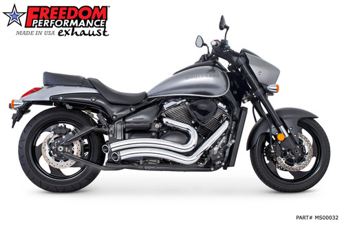 Freedom Performance SUZUKI BOULEVARD M90 SHARP CURVE RADIUS 2015-PRESENT BUNDLE - MS00032 - CHROME / SLASH / SCULPTED BLACK