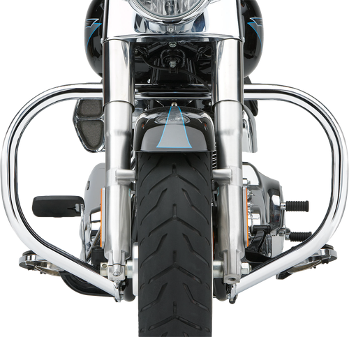 COBRA 601-2200 FATTY FREEWAY BARS 1.5" CHROME FLST (EXC FLSTC) 00-17