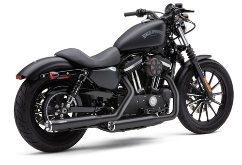 COBRA 6081RB 3" RPT SLIP-ONS BLACK SPORTSTER 14-24