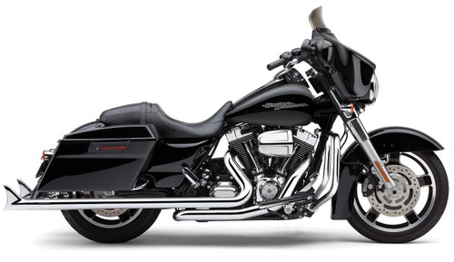 COBRA 6975 SPEEDSTER DUALS FISHTAIL CHROME FLH/FLT 17-24