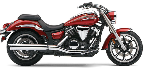 COBRA 2215 SLIP ON W/SCALLOPED TIP CHROME YAM V-STAR 950 09-18