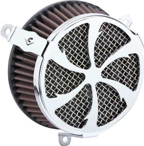 COBRA 06-0133-01-SB AIR INTAKE SWEPT CHROME HON VT1300CR/CS/CT/CX 10-19