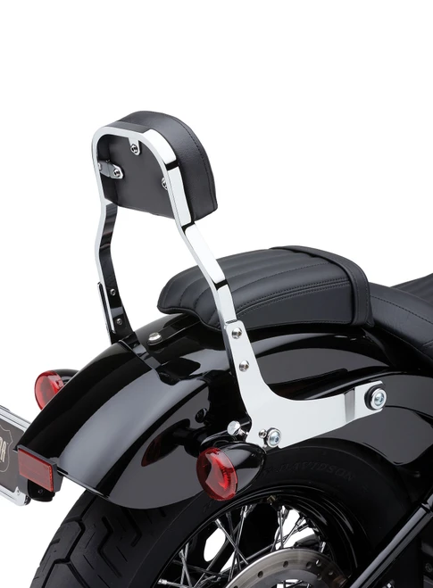 COBRA 602-2024 DETACHABLE BACKREST MINI CHROME DYNA 06-17