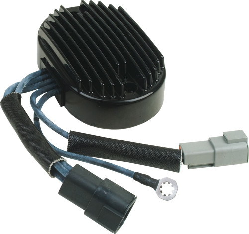 HARDDRIVE H4007 REGULATOR BLACK SOFTAIL `07 OEM 74540-07