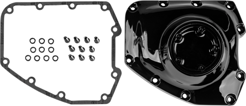HARDDRIVE 302291 TC CAM COVER BLACK W/ GSKT HRDWR 02-17