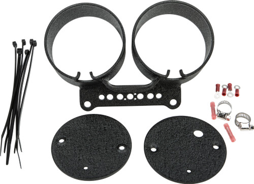 HARDDRIVE 169390 DUAL GAUGE MOUNT BRACKET KIT BLACK