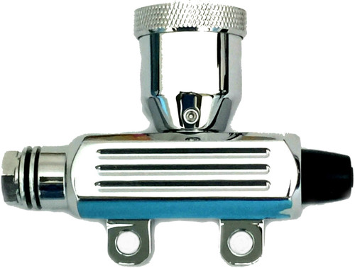 HARDDRIVE 062013 SMOOTH REAR MASTER CYLINDER CHROME