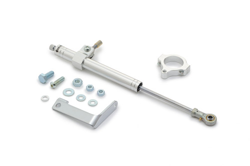 HARDDRIVE 36028 STEERING DAMPER 91-05 FXD SILVER