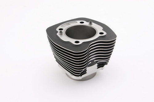 HARDDRIVE 88461 TC103 CYLINDER 3.875" BORE BLACK W/MACHINED FINS EA