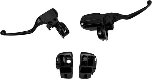 HARDDRIVE 53601 HANDLEBAR CONTROL KIT BLK CABLE CLUTCH `08-13 FLH/T