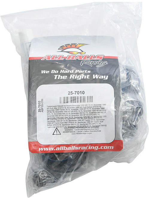 ALL BALLS 25-7010 TRANSMISSION BEARING AND SEAL KIT