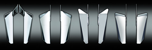 NATIONAL CYCLE N76605 SWITCHBLADE CHROME LOWERS CHROME HARDWARE