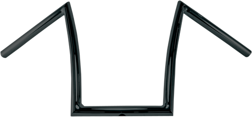 TODD'S CYCLE SB12-2 1" Strip Handlebar - 12" - Black - 12" Black