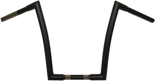 TODD'S CYCLE 0601-2552 1-1/4" Strip Handlebar - 14" Rise - Flat Black - 14" Rise Flat Black