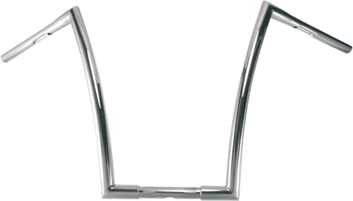 TODD'S CYCLE 0601-2707 1-1/4" Strip Handlebar - 17" Rise - Chrome - 17" Rise Chrome